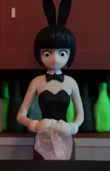 Black-haired Bunny Girl