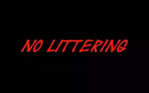 No tirar basura