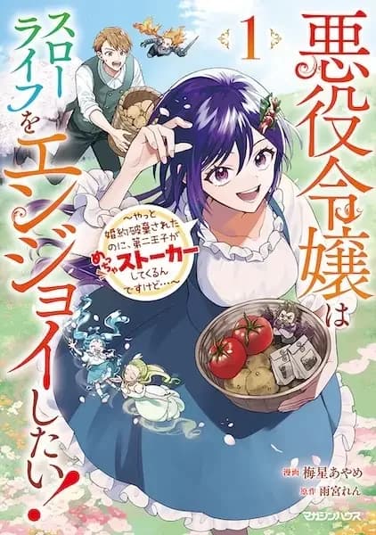 Akuyaku Reijou Slow Life wo Enjoy shitai! Yatto Konyaku Haki sareta noni, Dai-2 Ouji ga Meccha Stalker shitekurun desu kedo...