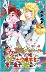 Onna Yuusha to shite Shoukansareta no de, 99-nin no Ouikeishousha kara Daiichi Ouji wo 365-nichi Omamori Itashimasu