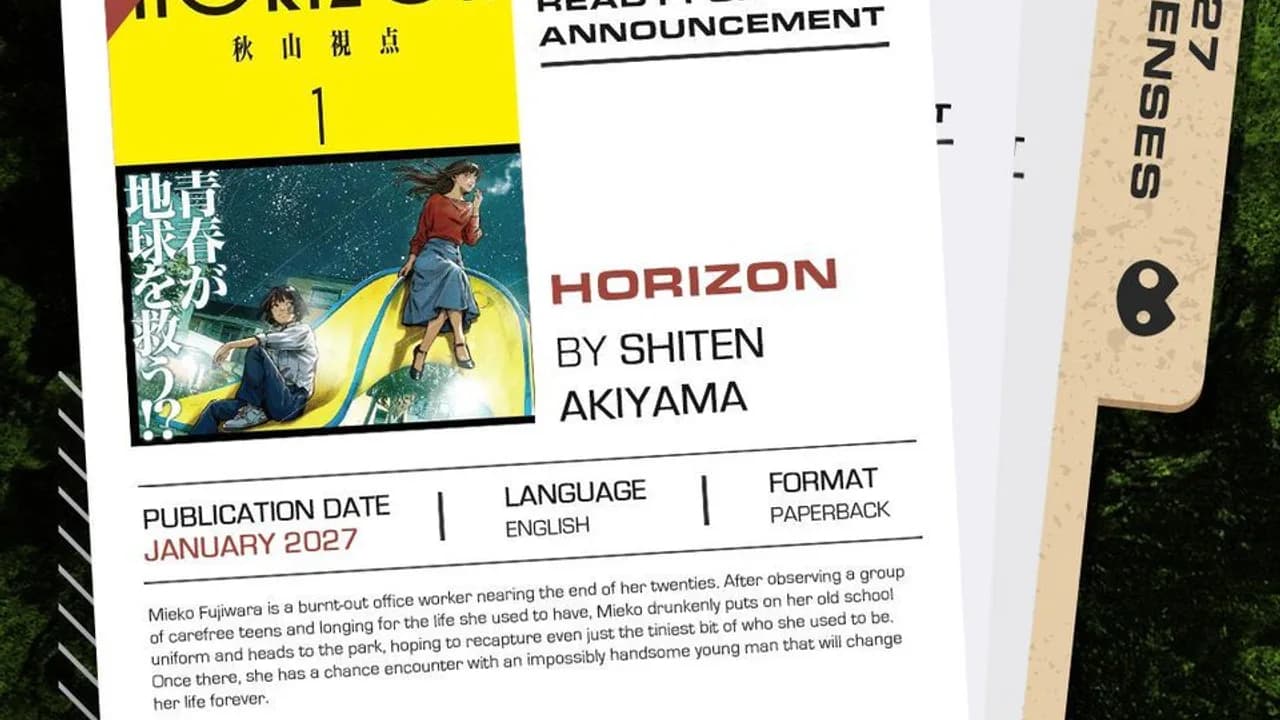 Fan Support Secures English Release for Shiten Akiyama's HORIZON