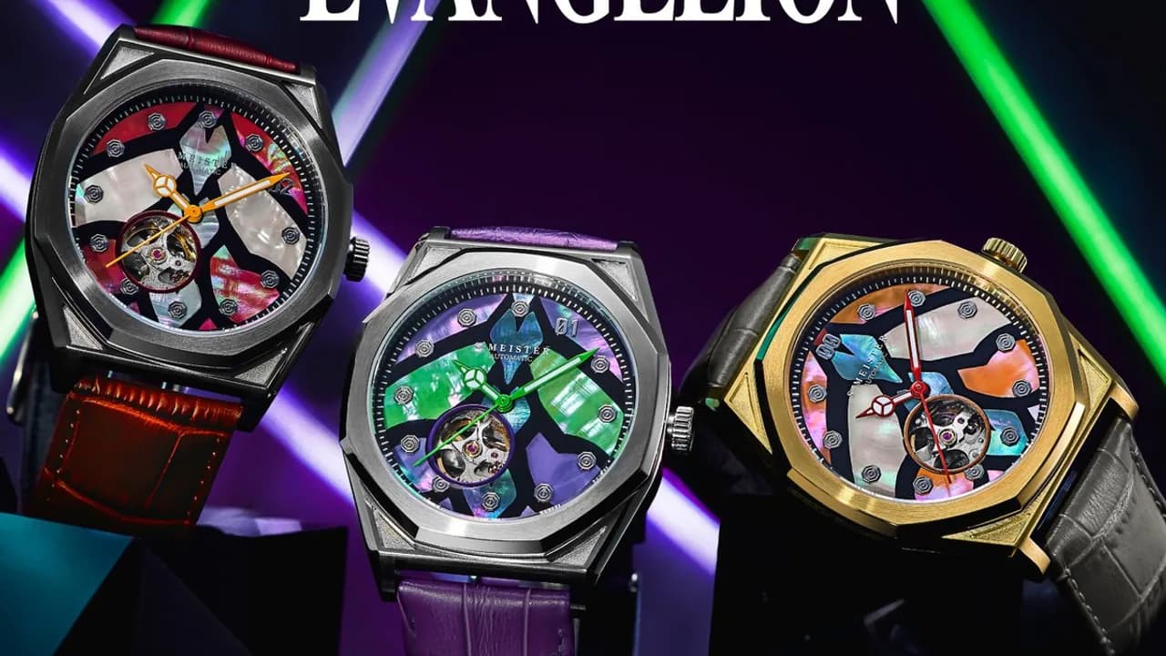 GARRACK x Evangelion: Raden Watches Funde Mecha de Anime com Artesanato Japonês
