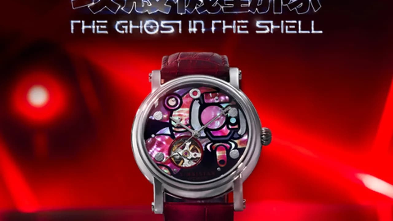 GARRACK x Ghost in the Shell Tachikoma Raden Watch Blends Craft and Cyberpunk